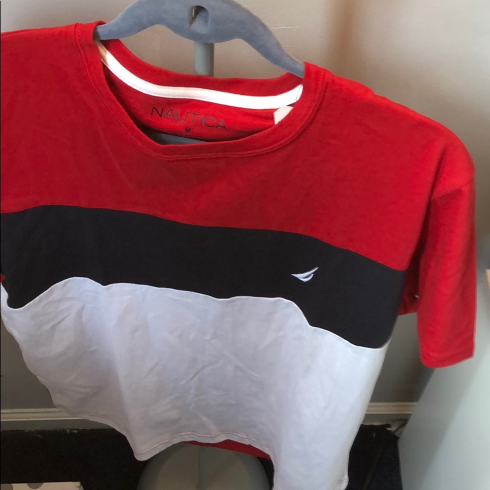 Red Nautica T-shirt